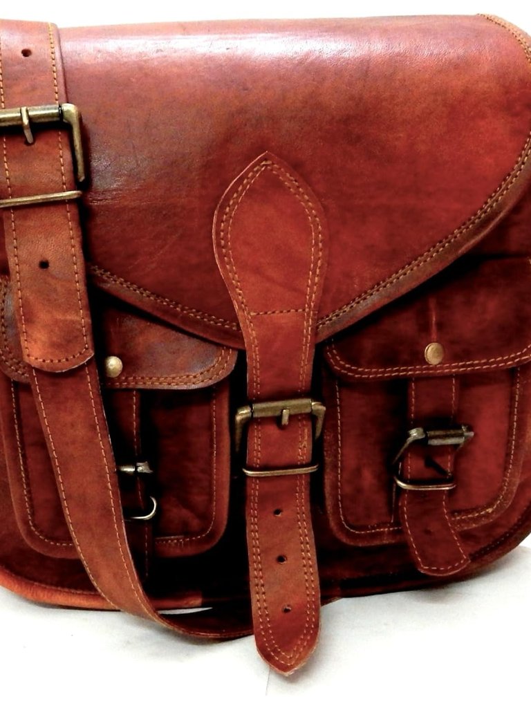 Women Vintage Style Genuine Leather Crossbody Shoulder Bag Handmade Purse | Vint